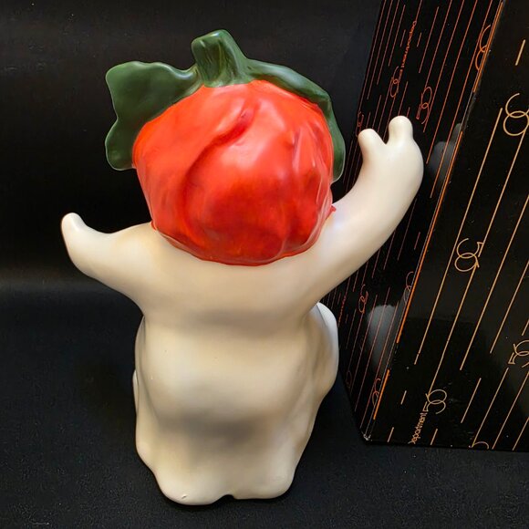 Dept. 56 Snow Village Halloween Haunted Creepy Ghost Dance Pumpkin - Picture 5 of 6